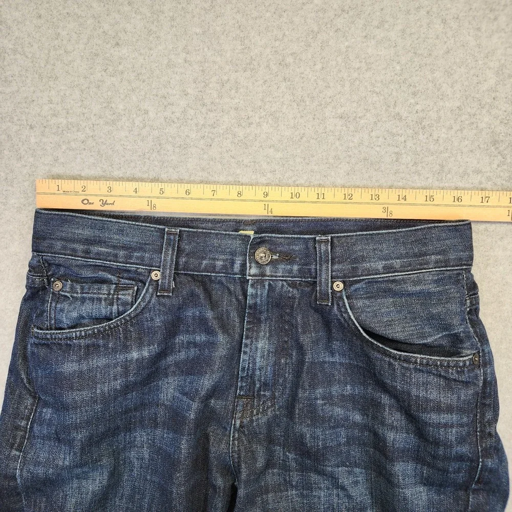 7 For All Mankind Austyn Jeans Mens 32x29 Straight Denim Blue Dark wash